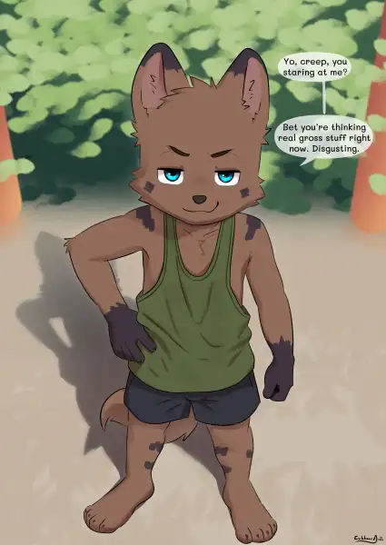 "Teaching_a_Lesson"_by_Cubboard