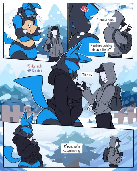 Gaining_trust_of_your_giant_lucario