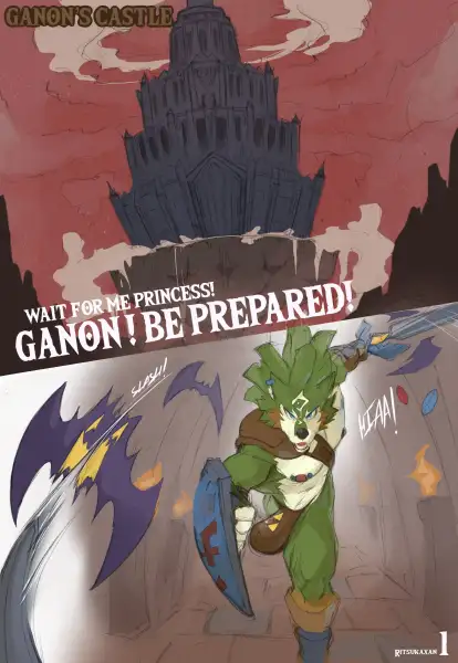 Wolf_Link_x_Boar_Ganon