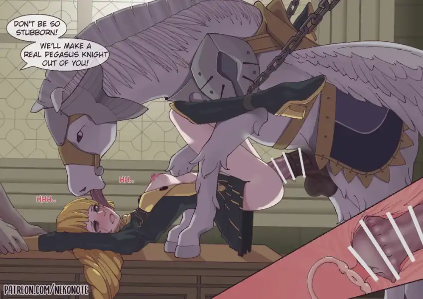 Nekonote_-_Ingrid_is_becoming_a_Pegasus_Knight.