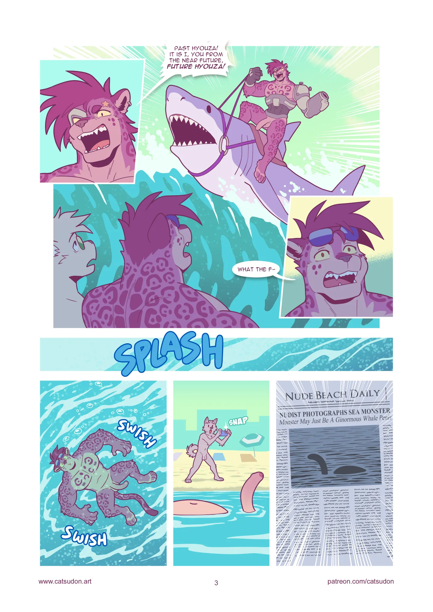 Nude beach interview