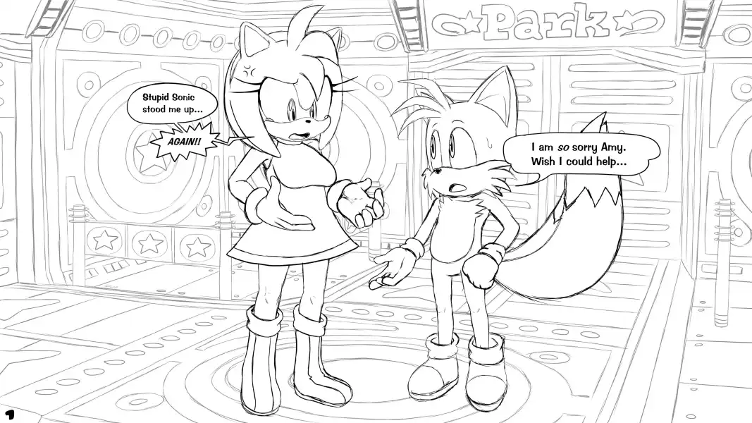 Amy_&_Tails_in_Twinkle_Park_by_Excito
