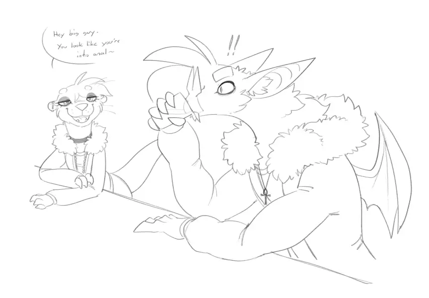 Aubrey_meets_Bat_By_Halbean