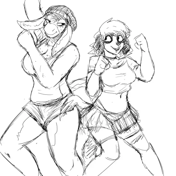 Donk_sis_and_Dog_girl