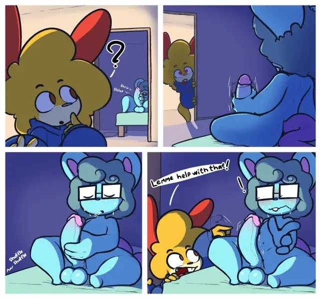 "Biscuit_thought_he_was_the_only_one_home"_by_rabblet